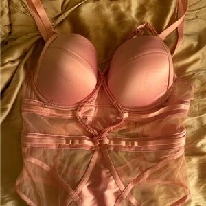 Honeybirdette silk bodysuit- worn one for photos